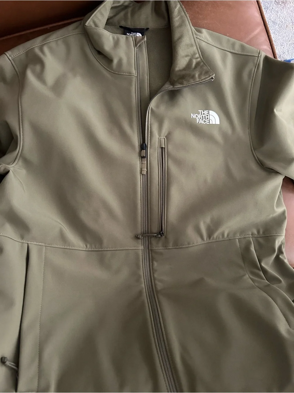 The North Face Men’s Olive Softshell Performance Jacket